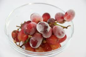 raisins congelés